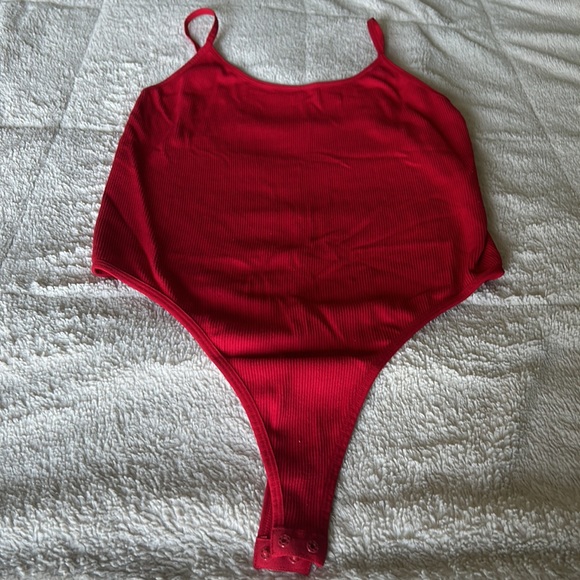 Red Body Suit - Picture 2 of 4